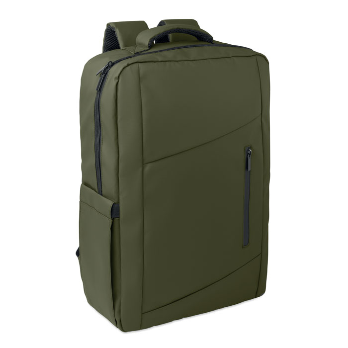 Sac à dos rPET ordinateur 15" personnalisé 15 L Metro vert armée vert
